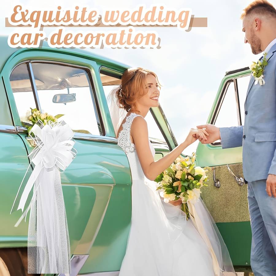 Wedding Supplies Color White Tulle & Latte Art