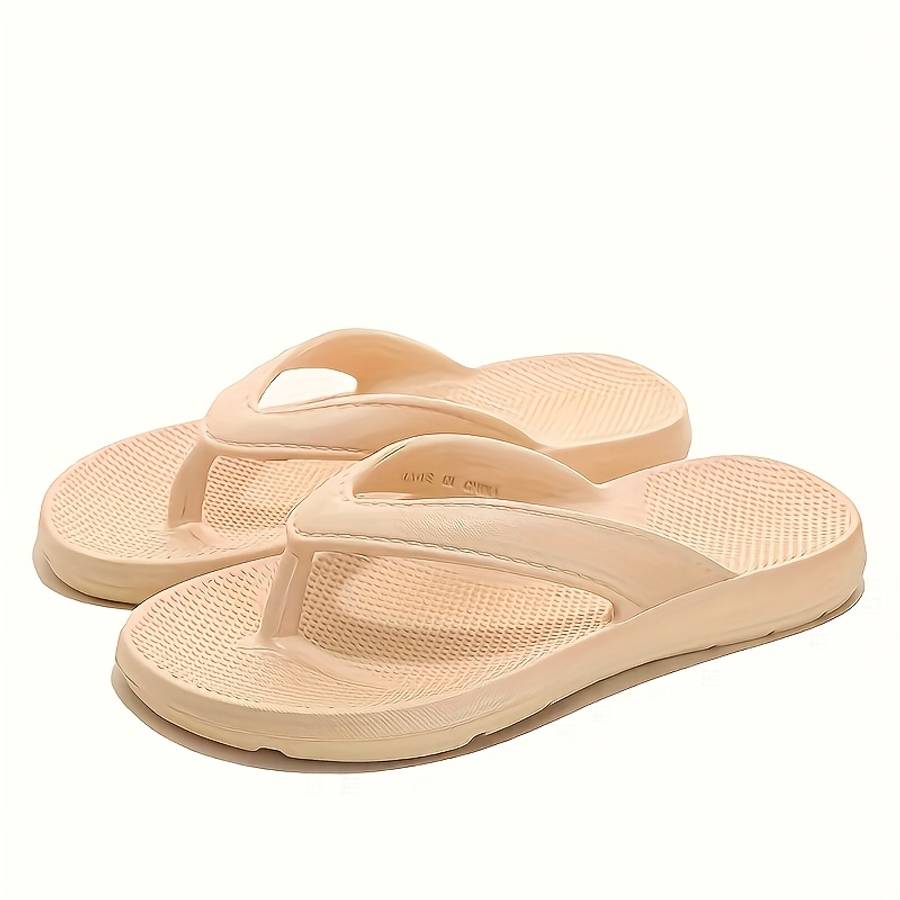 Ladies Summer Flip Flops Khaki Uk 8.5-9