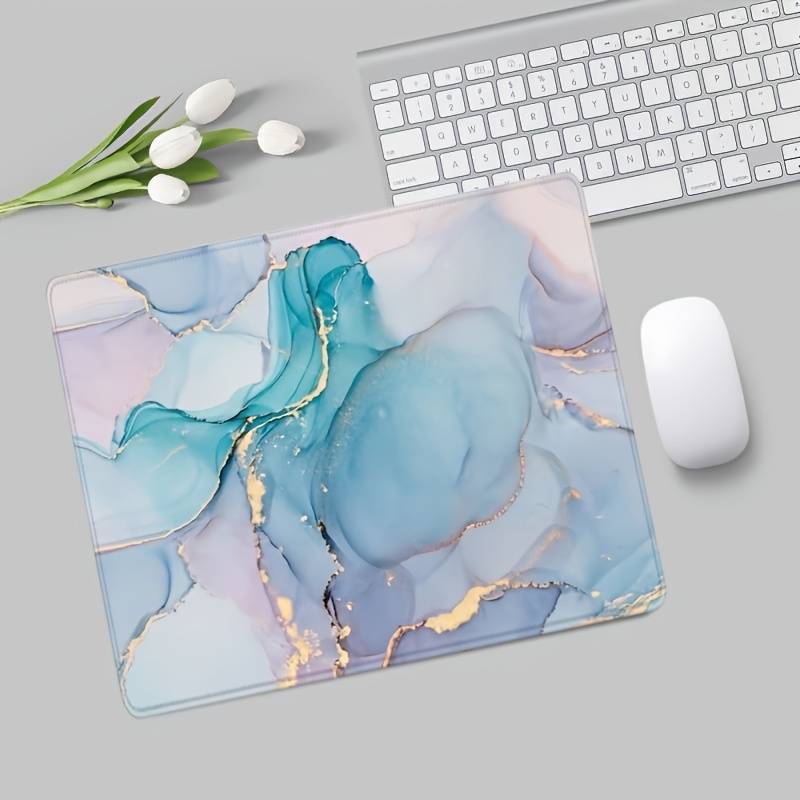 Mouse Pad Color Sunset Marble Pattern