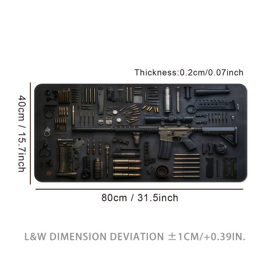 Mouse Pad Size 35.4X15.7Inches