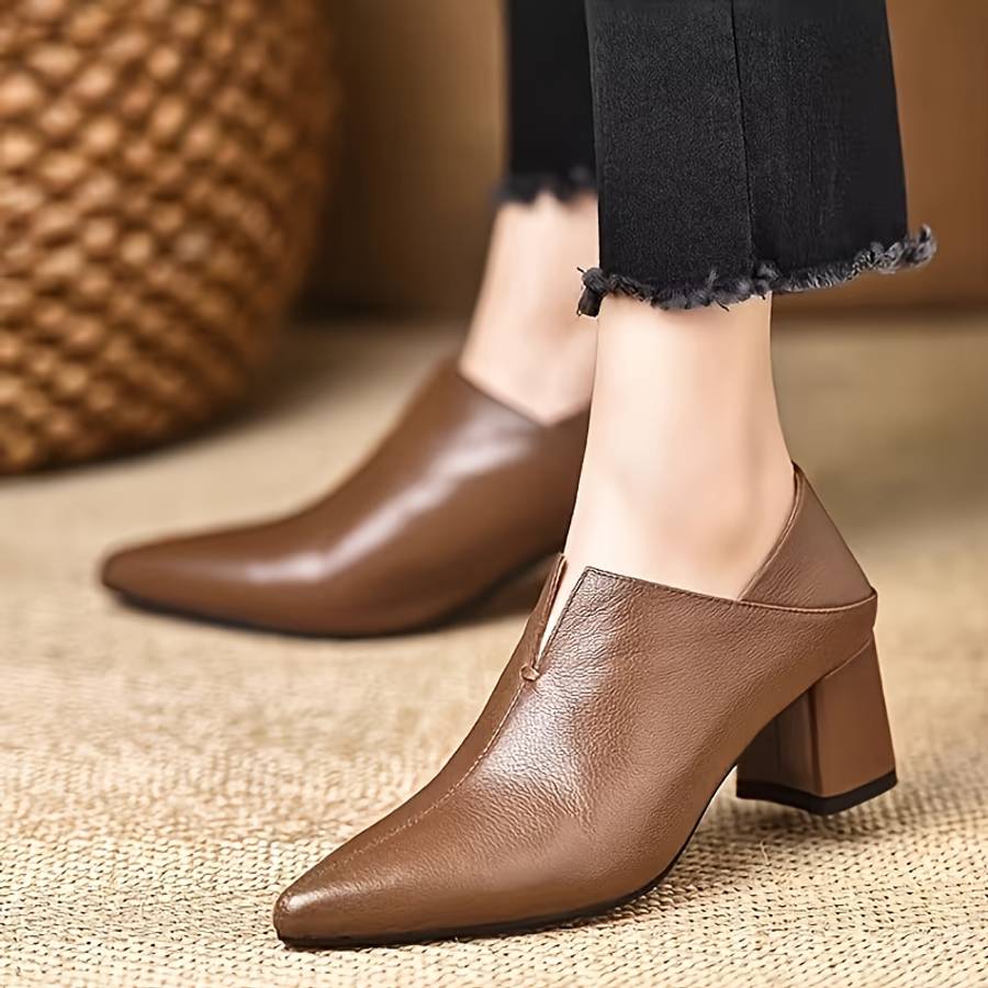 Women S High Heels Color Chocolate Sizeuk 6