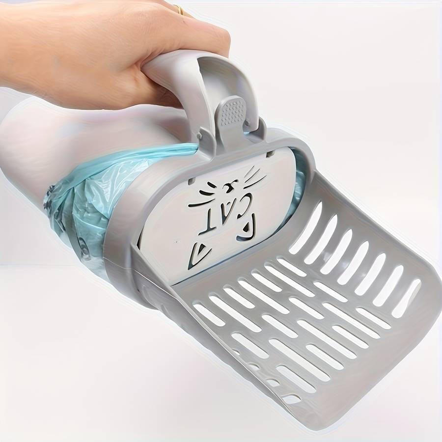 Pet supplies Model Cat Sand Shovel  Add  6 Rolls Of Garbage Bags