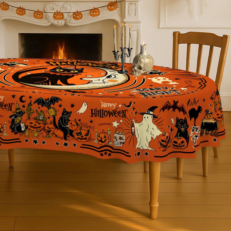 Halloween tablecloth decoration size Rectangle 152220cm