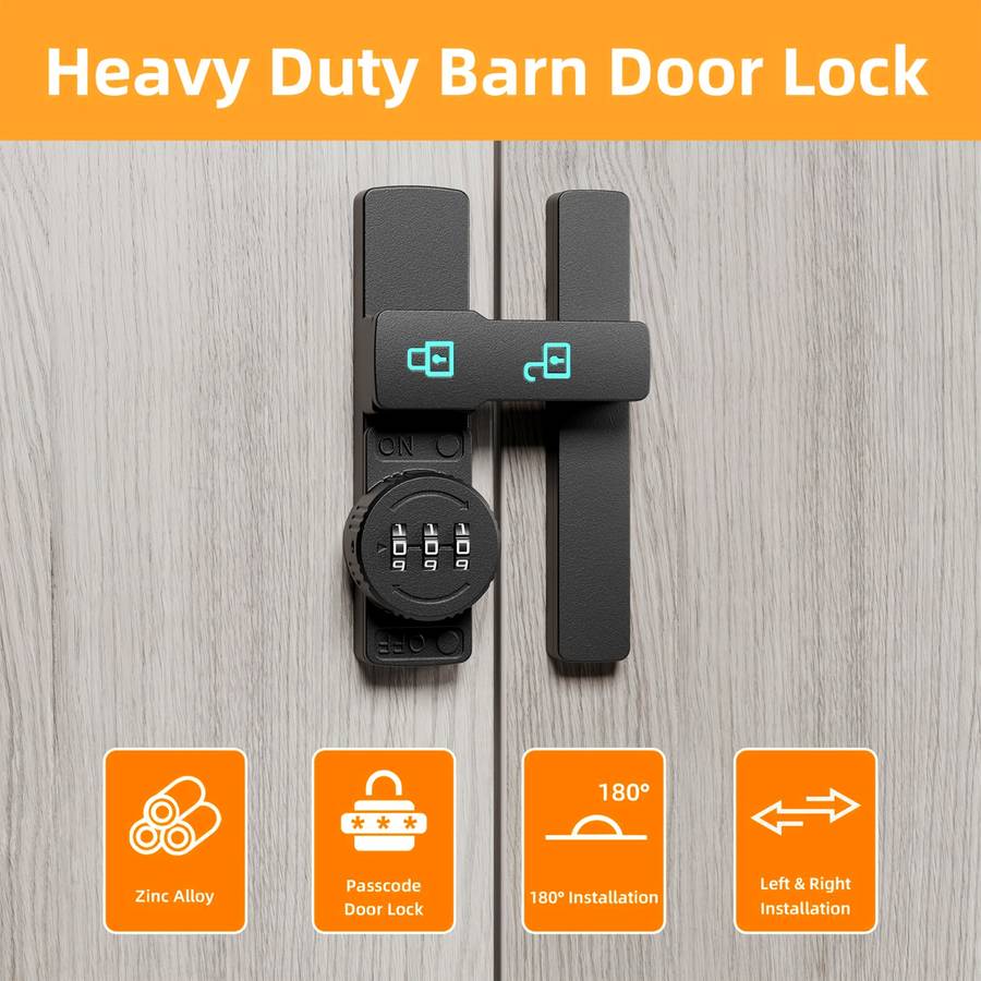 Lock Model Fluorescent Black