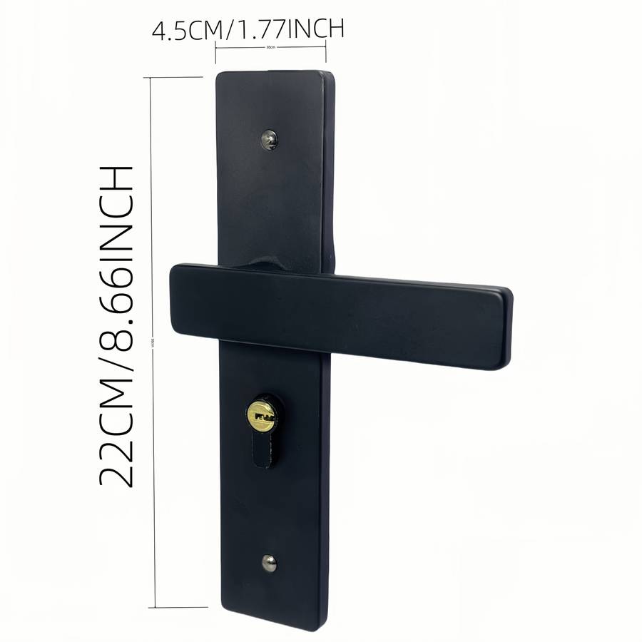 Lock Style Tt51 Minimalist Black Golden Small 50 Quantity 3 In 1 Set