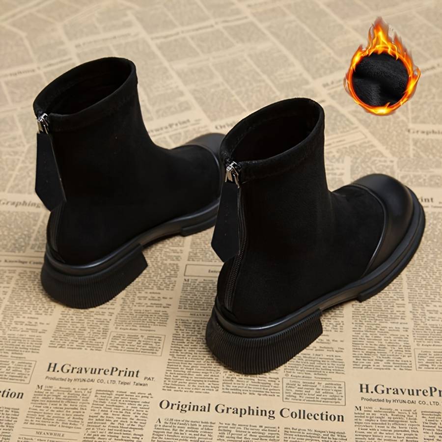 Women S High Heels Color Black Fleece Sizeuk 3.5