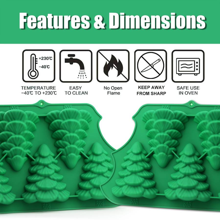 Suitable For Baking Molds Color Green Quantity 1Pack