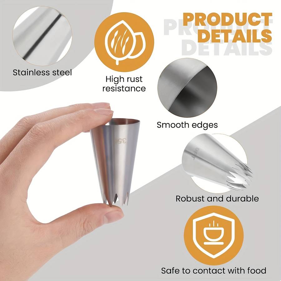 Professional Cake Decorating Head Model 5 Piece Set