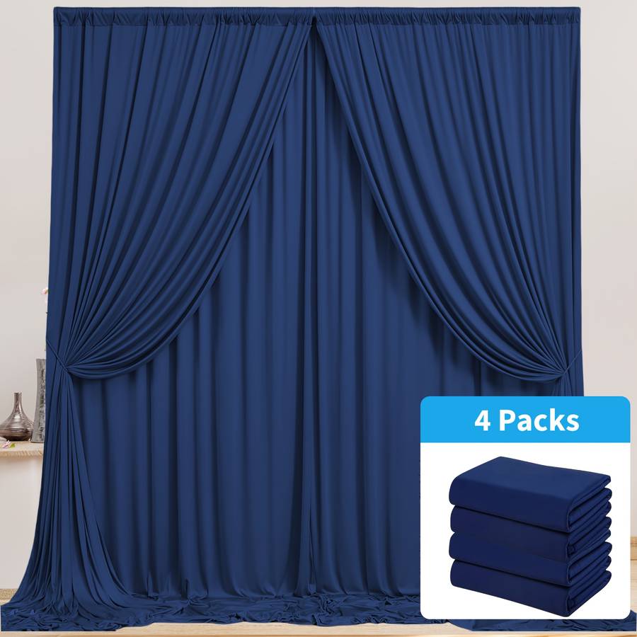 Wedding Supplies Color White Size 6.1X3.05Meter4 Panels 152.4Cm X 3.05Meter