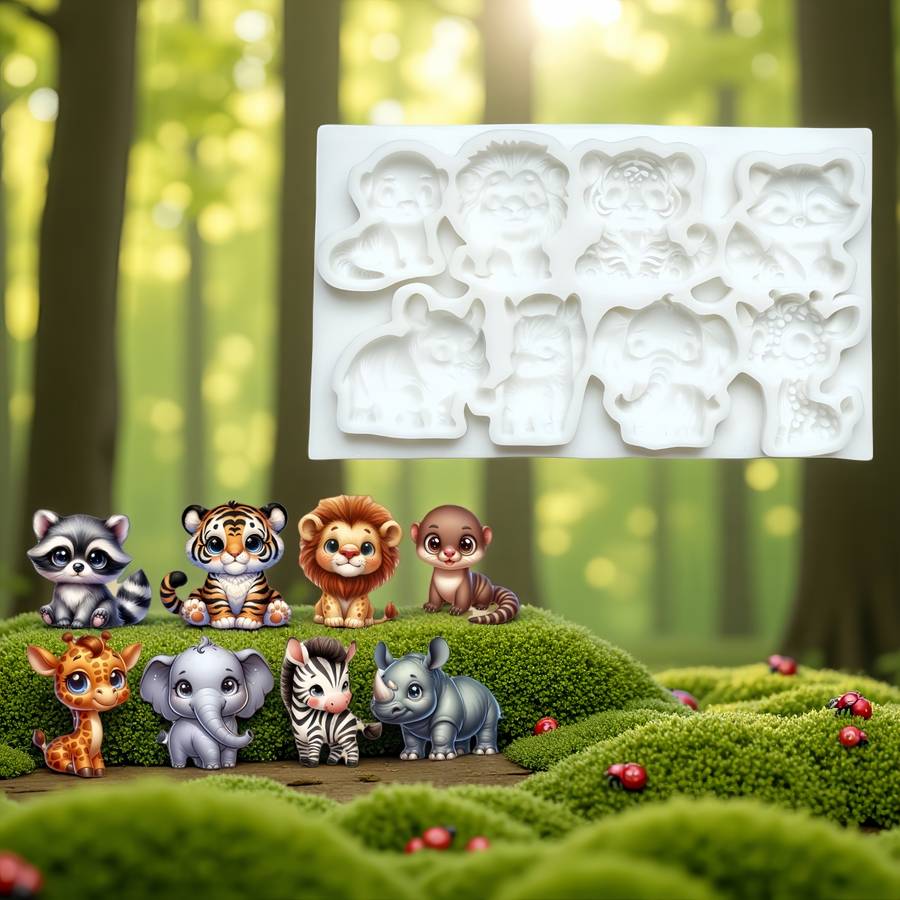 Suitable For Baking Molds Style Grassland Animal 1