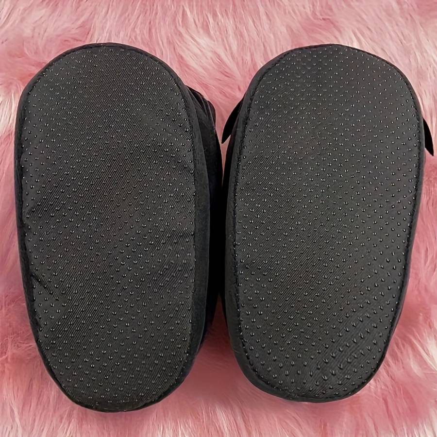 Cotton Slippers Color Black Sizeuk 6.5