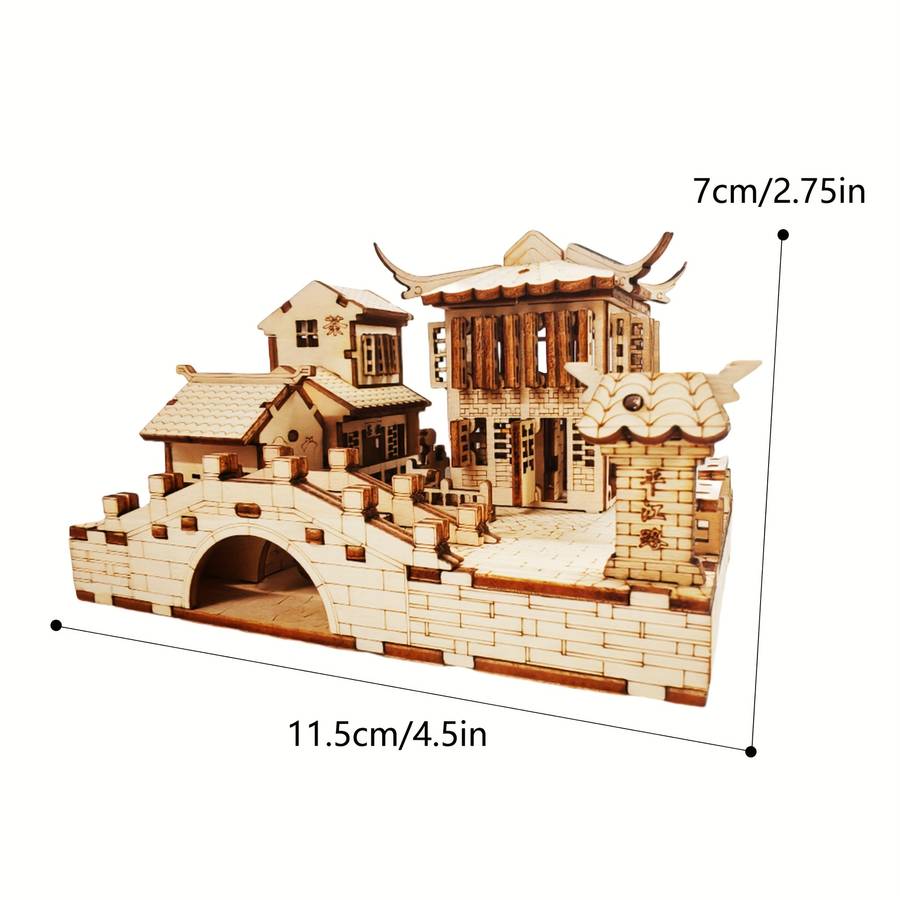 Building Toy Architectural Model Toy Set Items Hall Of Supreme Harmony  Add   Jiangnan Water Village
