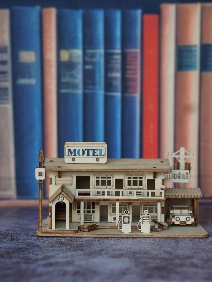 Building Toy Architectural Model Toy Set Items Motel Model