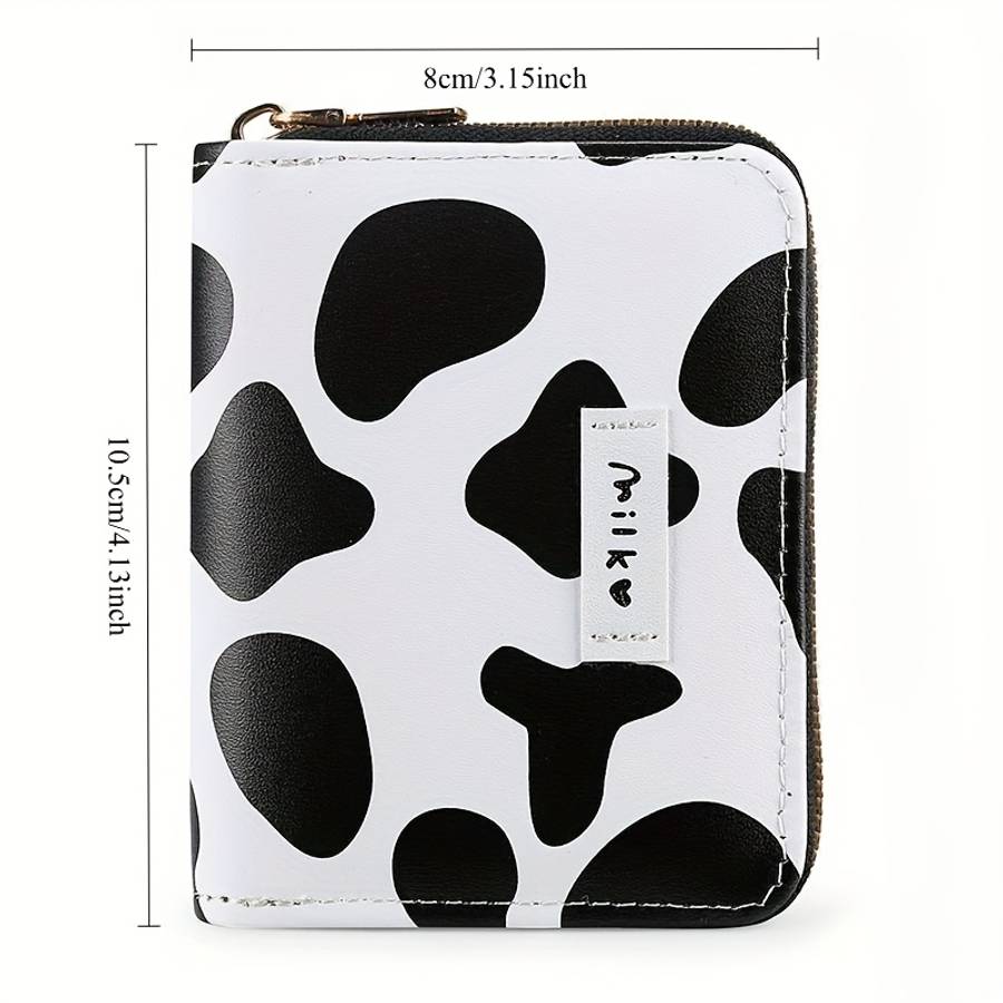 Of Cute Card Holder Featuring A Brave Cow Design Large Capacity With Multiple Slots Compa