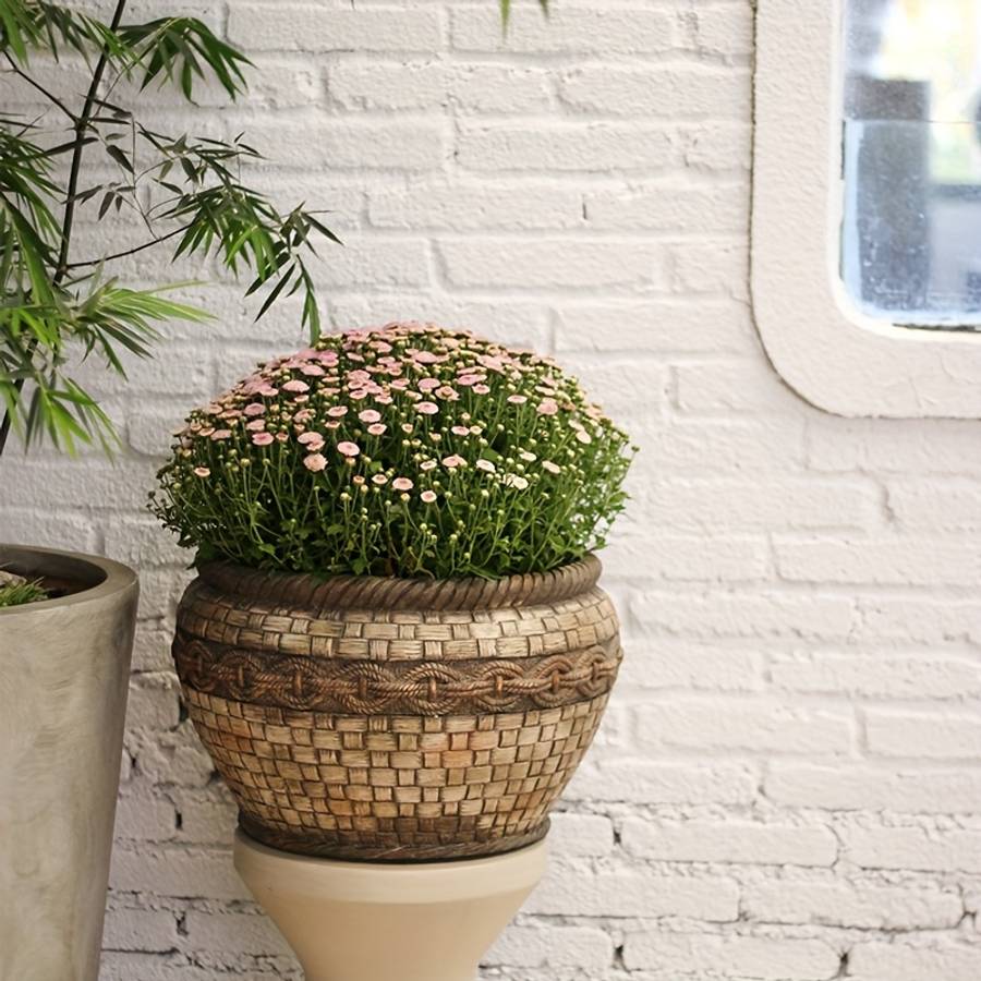 Weather Resistant Inch Diameter Round Large Flower Aesthetic Design For Home