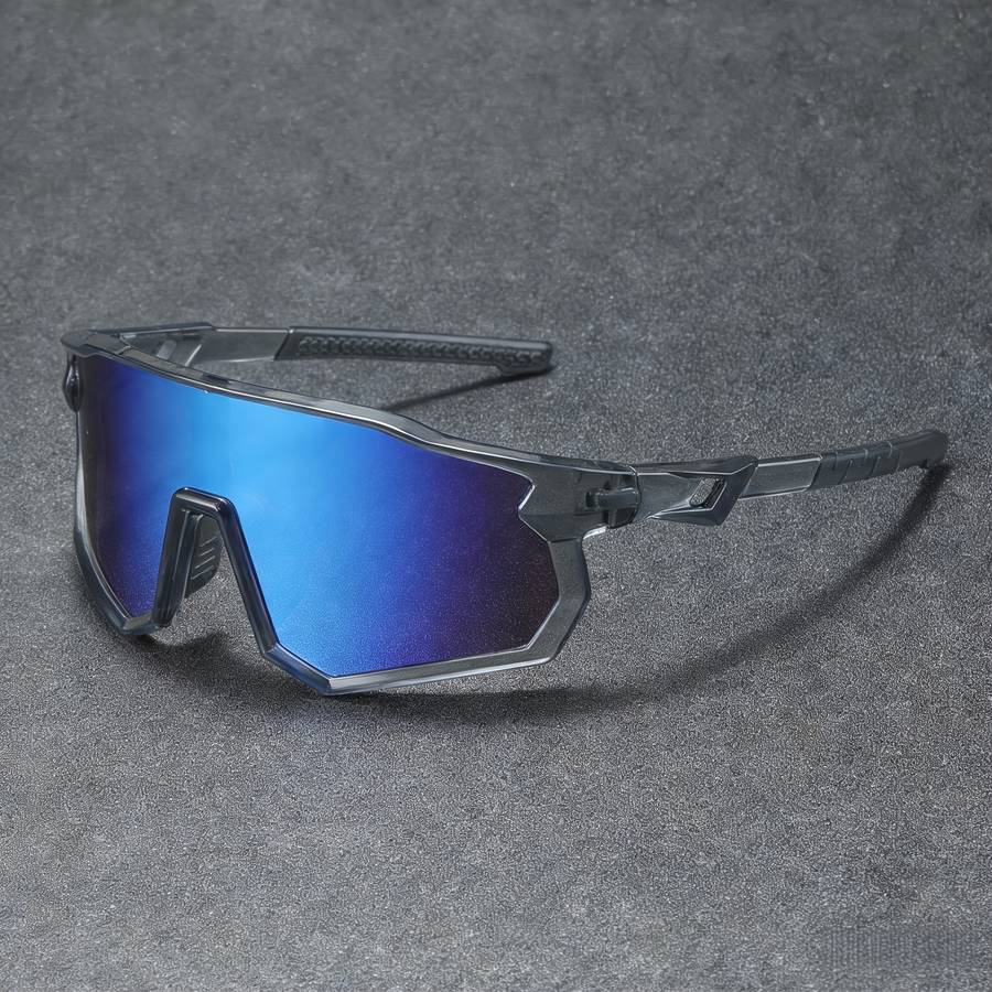 Cycling Glasses Color Black Frame Red Coating