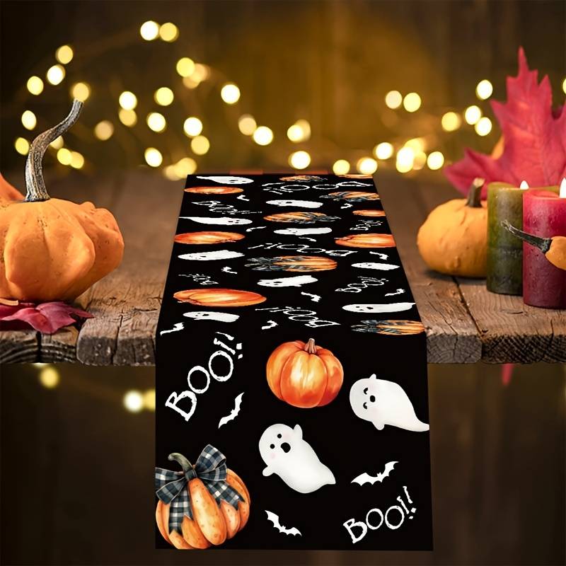 Halloween tablecloth decoration size Table Runner 180.01 cm