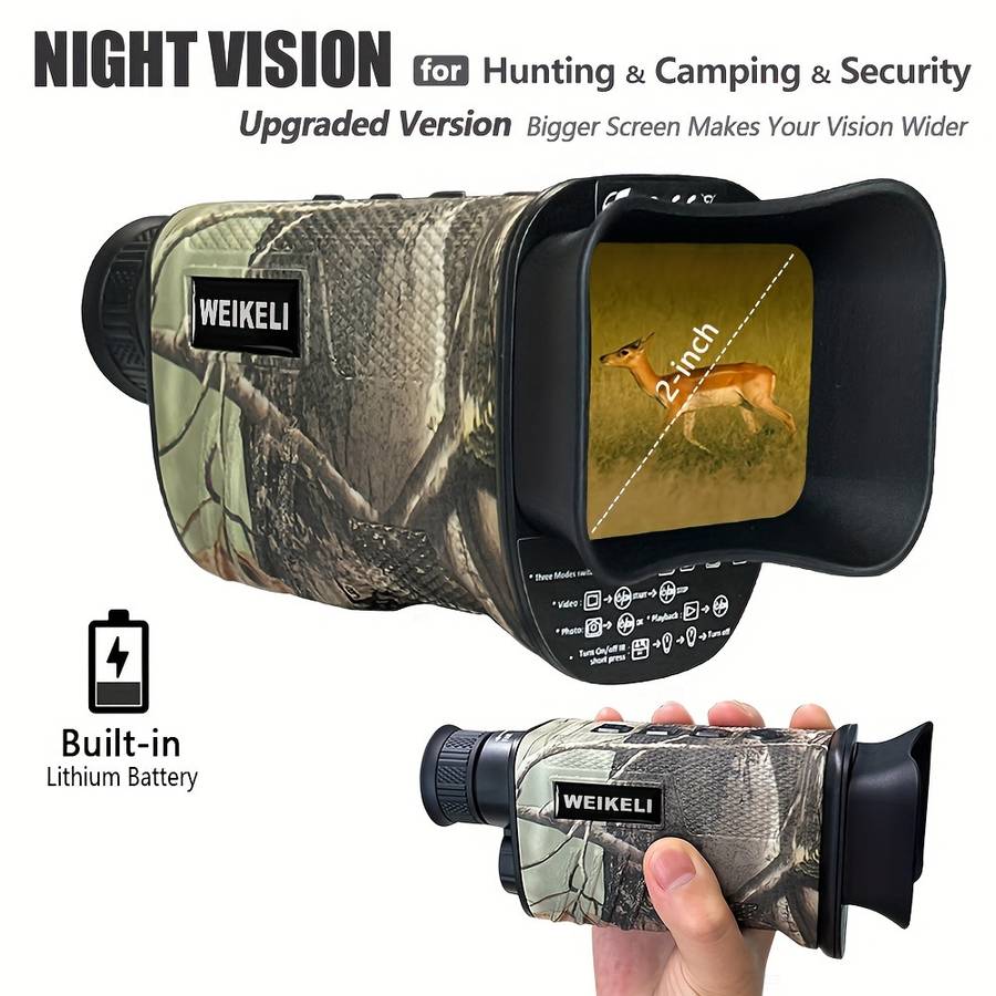 Telescope Items Camouflage  2Inch Screen