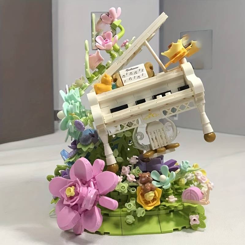 3D Puzzle Musical Instrument Model Model Orchid Piano 1155Pcs