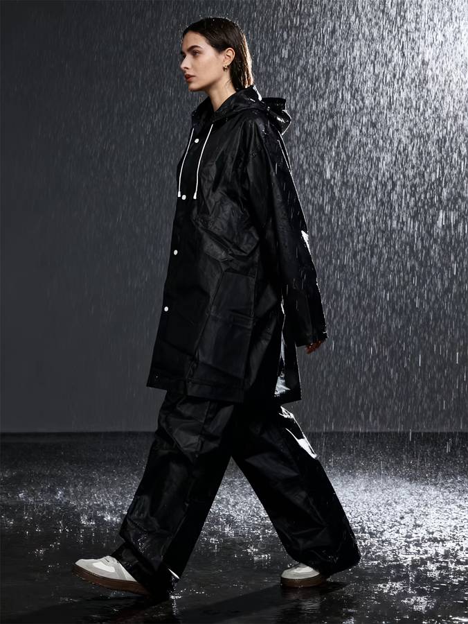Raincoat Black Size Asian Onesize