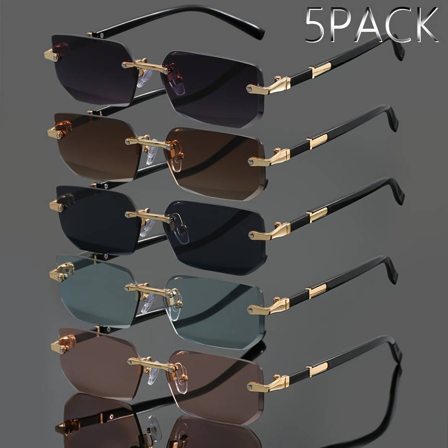 Mens Glasses Color Double Gray Add Tea Add Black Add Green Add Blue