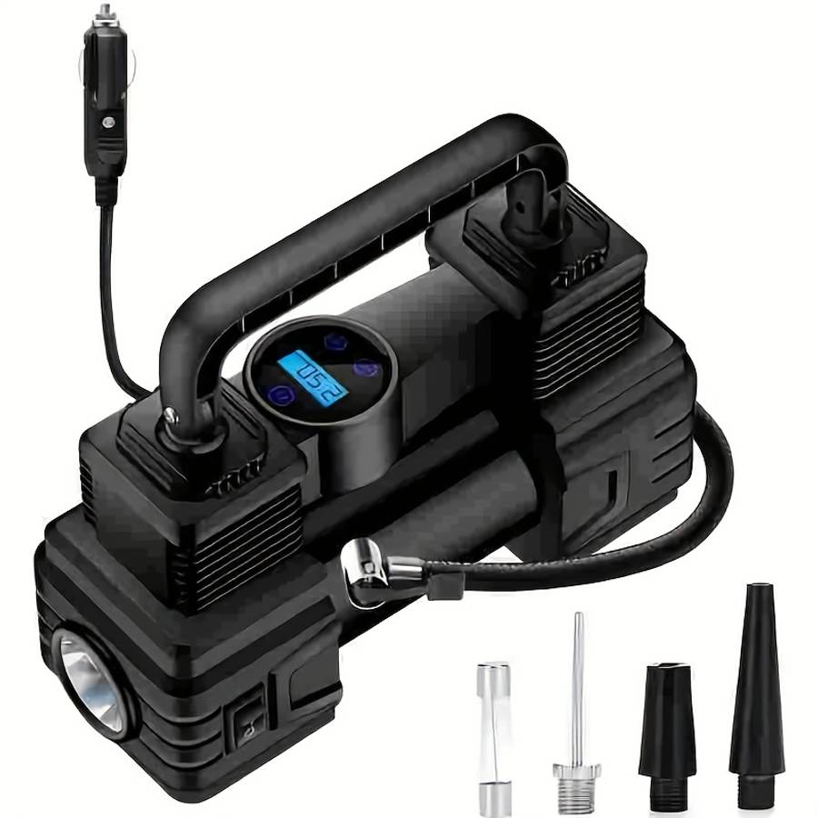 Professional Alloy Essential Powerful Compact Car Tire Inflator For Emergency