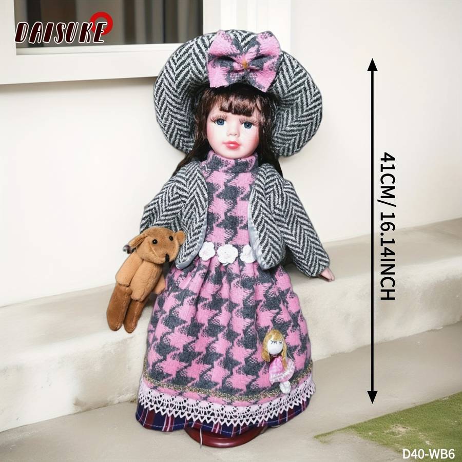 Toy Doll color Yellow Victorian twin ponytails are cute