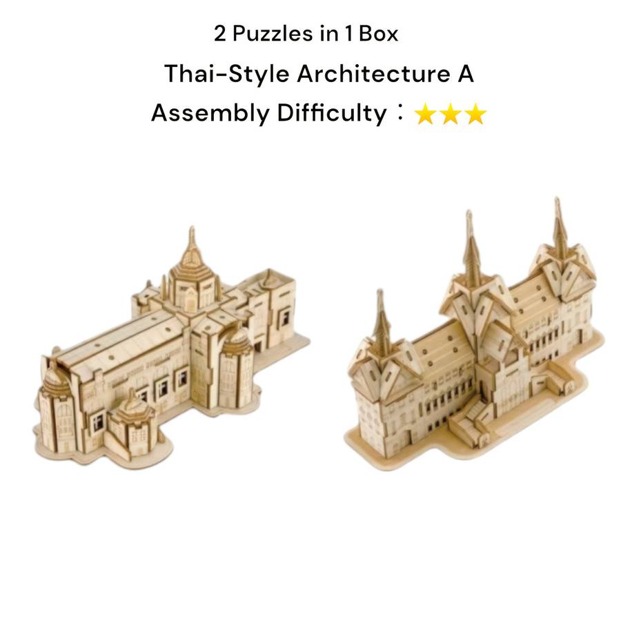 Building Toy Architectural Model Toy Set Style Thai Style Architecture A