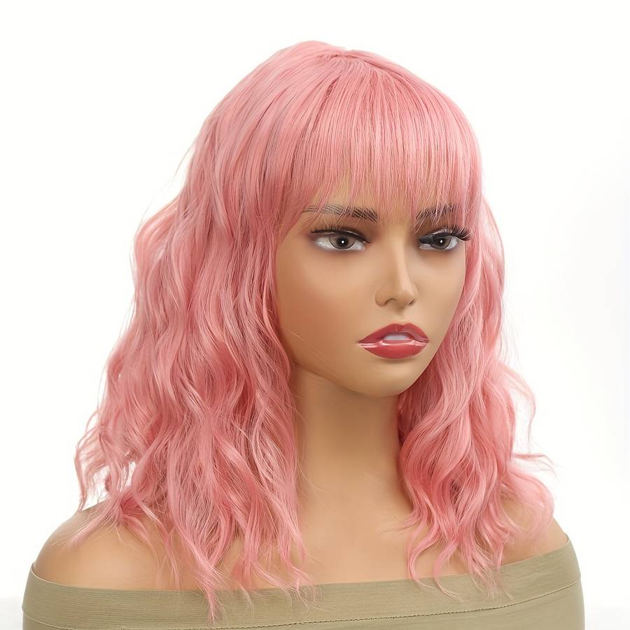 Coral Womens Wigs Hair Length 35.56Cm