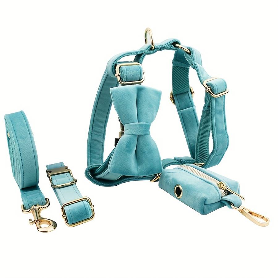 Dog Leash Color Turquoise 5Pcs Size M