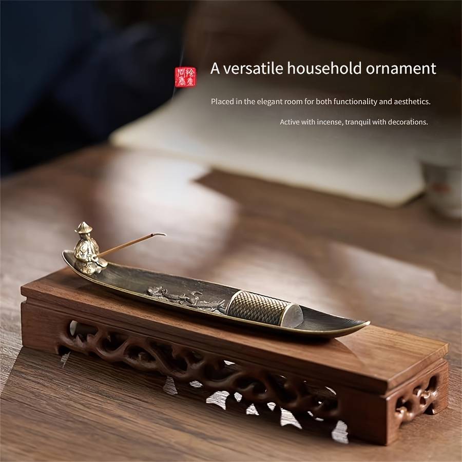 Incense Burner Color  1Pc Ship Shaped Incense Burner