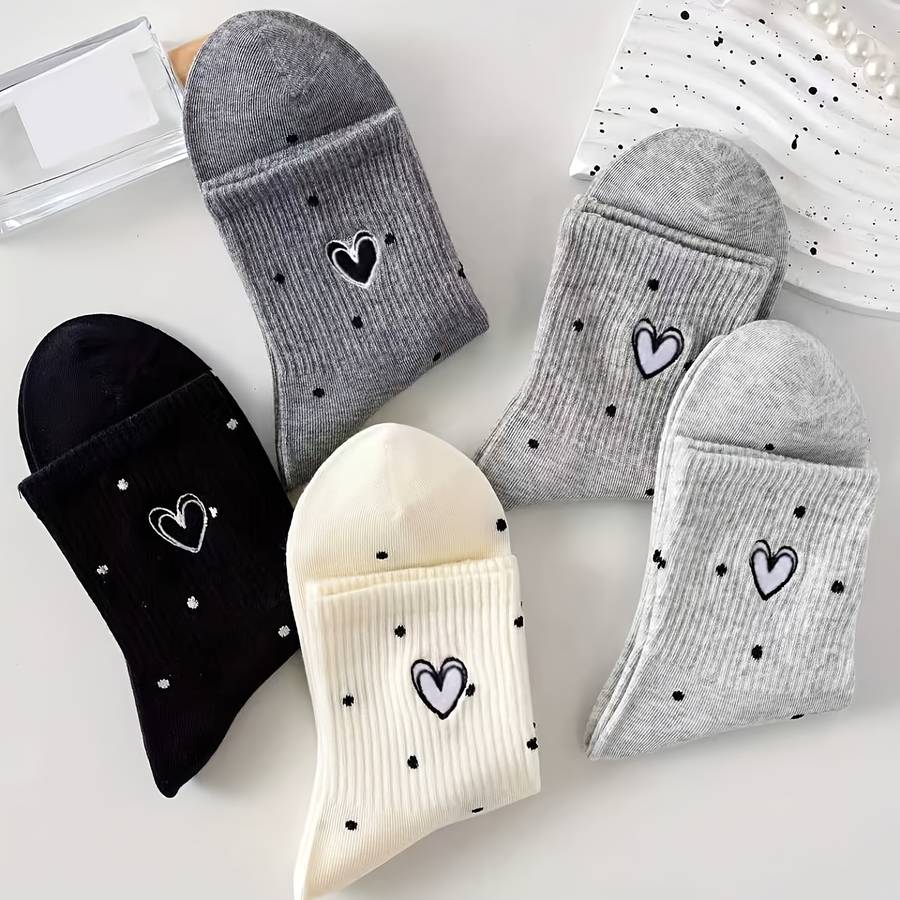 Women S Socks Color Mixed Color5 Pairs Size Onesize