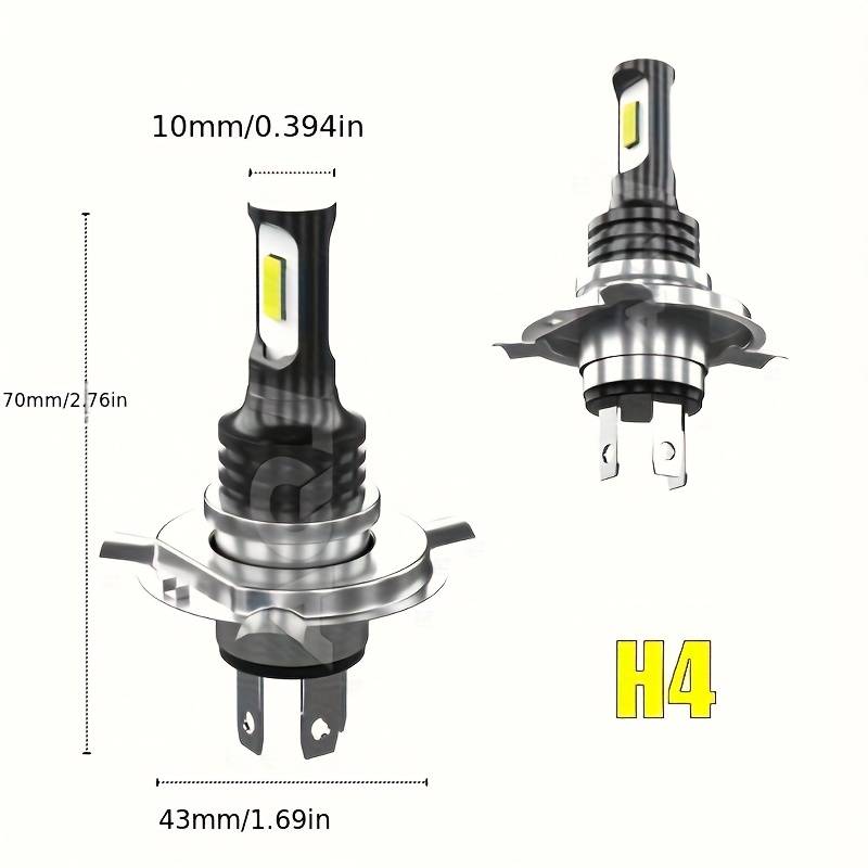 2pcs 9003 H4 HB2 LED Headlight Bulbs Kit 100W 70000LM Super Bright White Hi Lo Beam