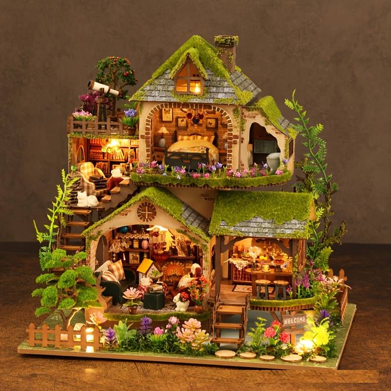 Building Toy Architectural Model Toy Set Style Forest Adventure
