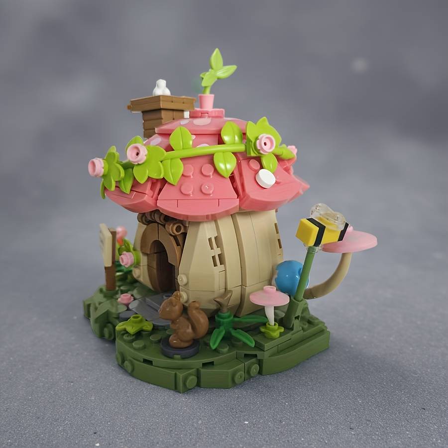 Building Toy Architectural Model Toy Set Style Tree House Blocks