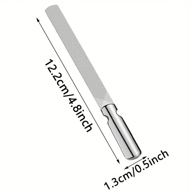 1 Piece Professional Double-Sided Stainless Steel Nail File