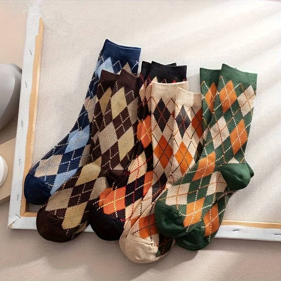Women S Socks Color 5Pack Mixed Colors Size Onesize