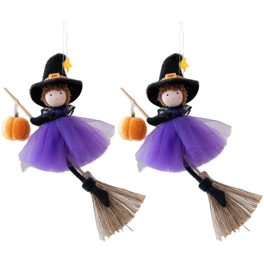 Halloween Decorations Color 2Pc Orange