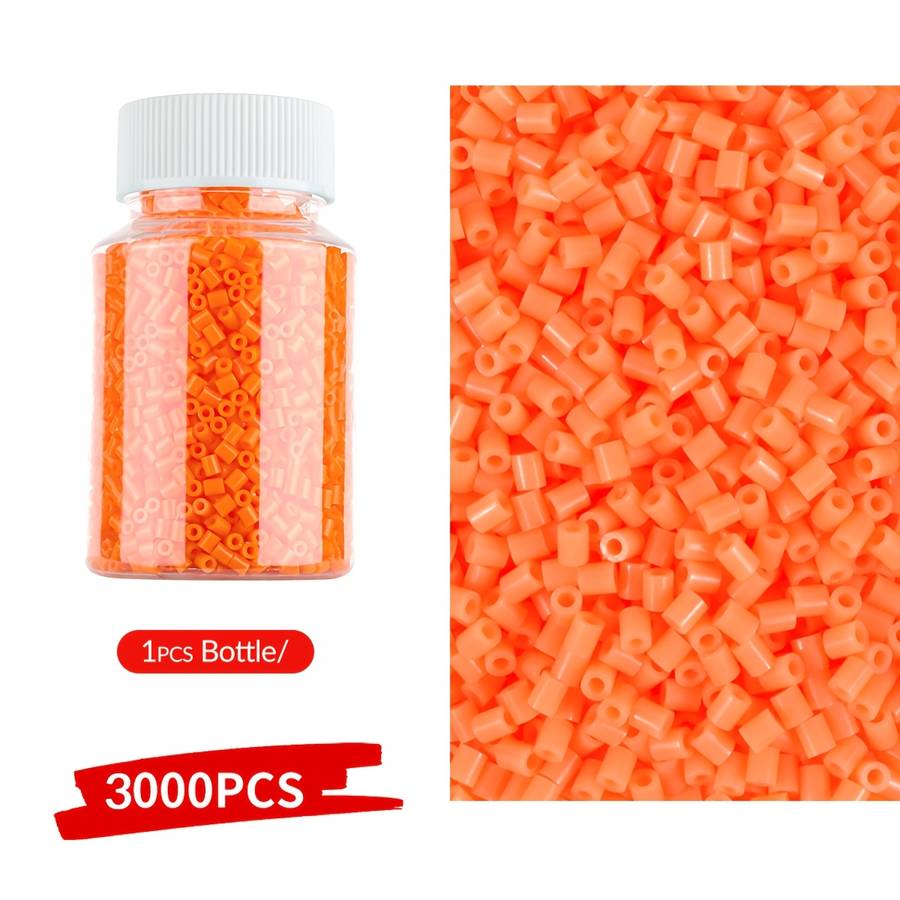 Perler Bead Set Bottle Orange Yellow A5 3K