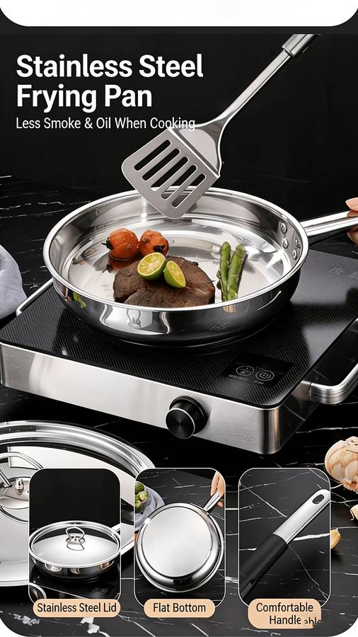 Cookware Pot Color Silvery
