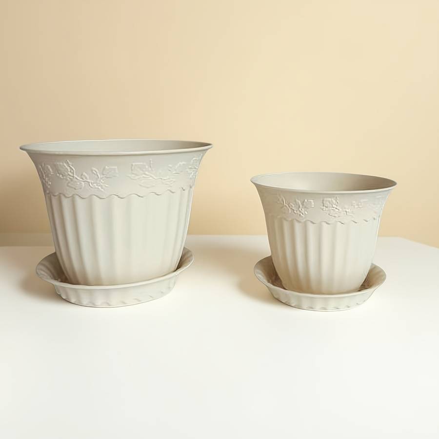 Flowerpot Color Milan Yellow Size5 Inch Basin With Support