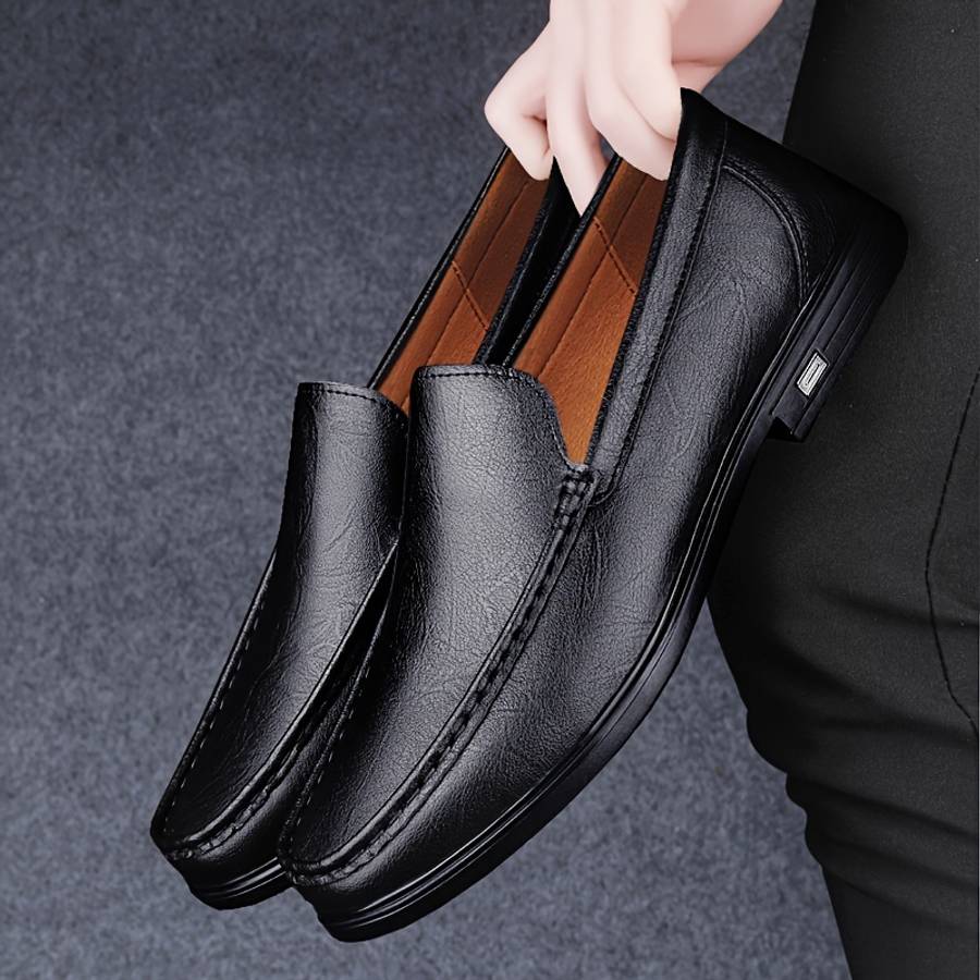 Mens Leather Shoes Color Black Sizeuk 8