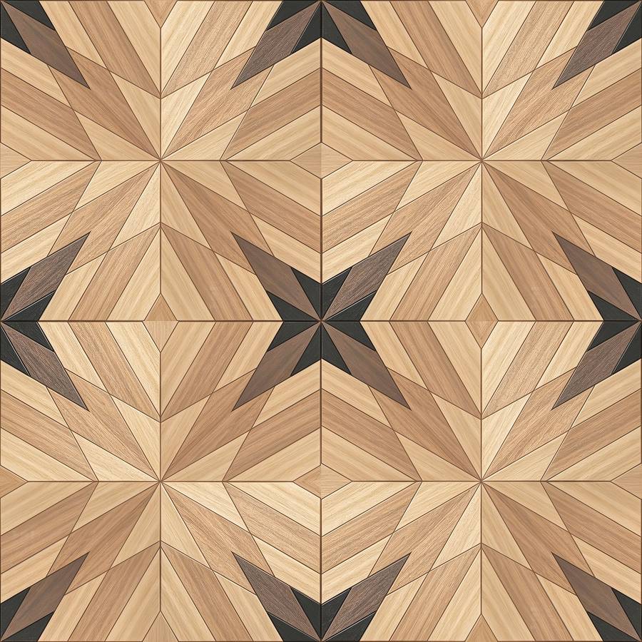 Self Adhesive Floor Stickers 40Cm*120Cm*S Geometric Wood Grain