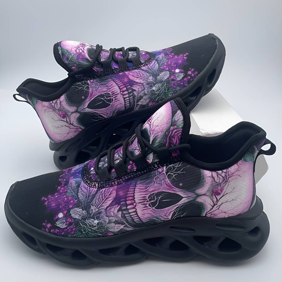 Women S Sneakers Color Purple And Black Sizeuk 4.5