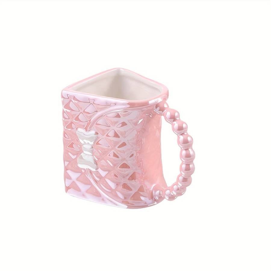 Water Cup Model Ceramic Bag Cup Black