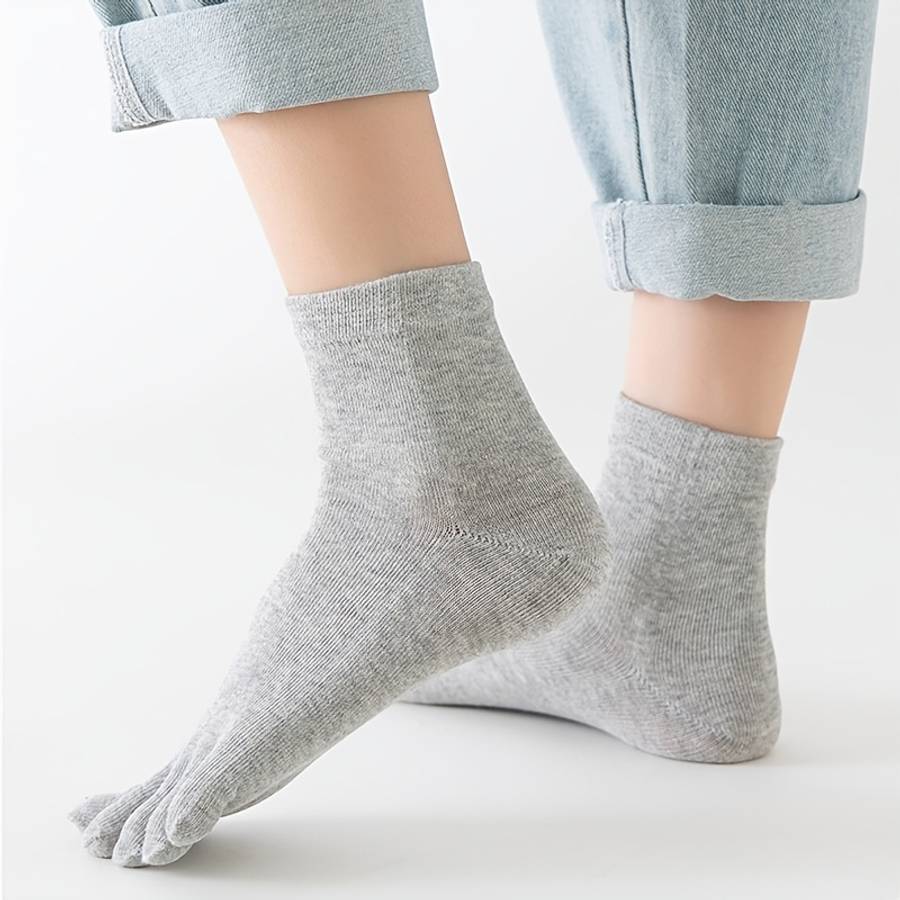 Women S Socks Color 1 Black 1 White 1 Purple 1 Gray Size Onesize