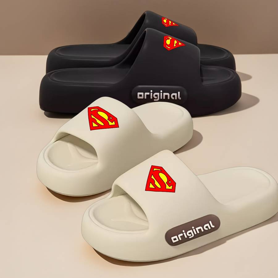 Men Slippers Summer Style White Size Uk 5.5 To 6
