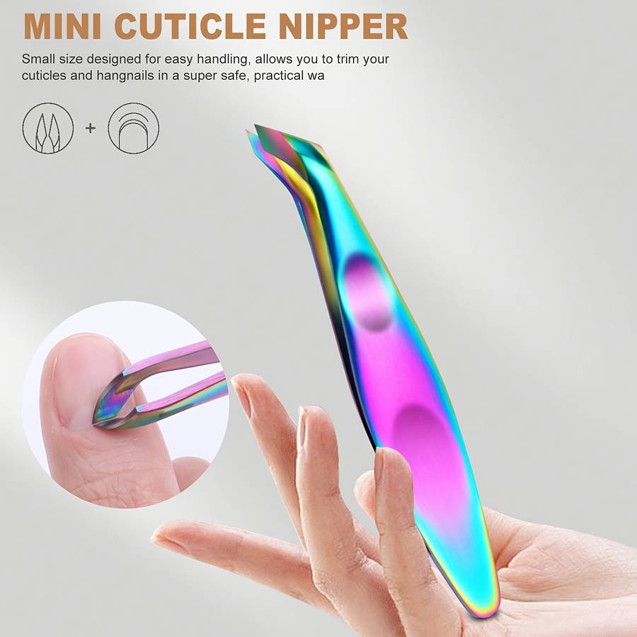 1pc Professional Nail Tool For Removing Dead Skin And Cuticles Made Of Stainless Steel With A