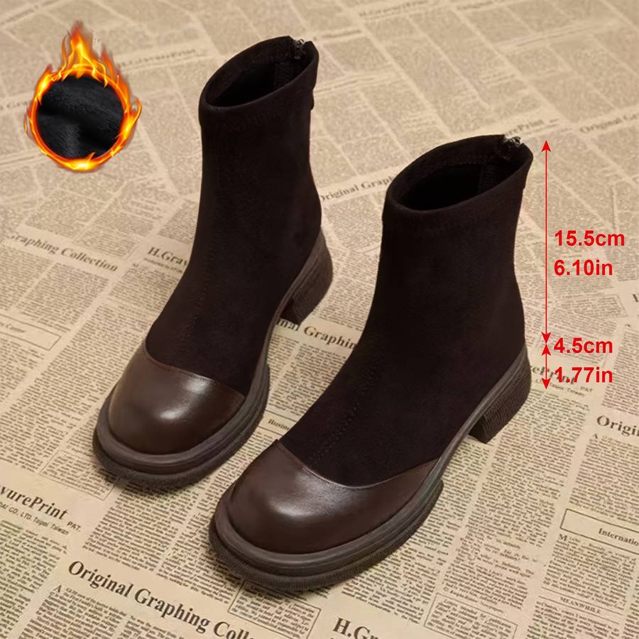 Women S High Heels Color Black Fleece Sizeuk 3.5