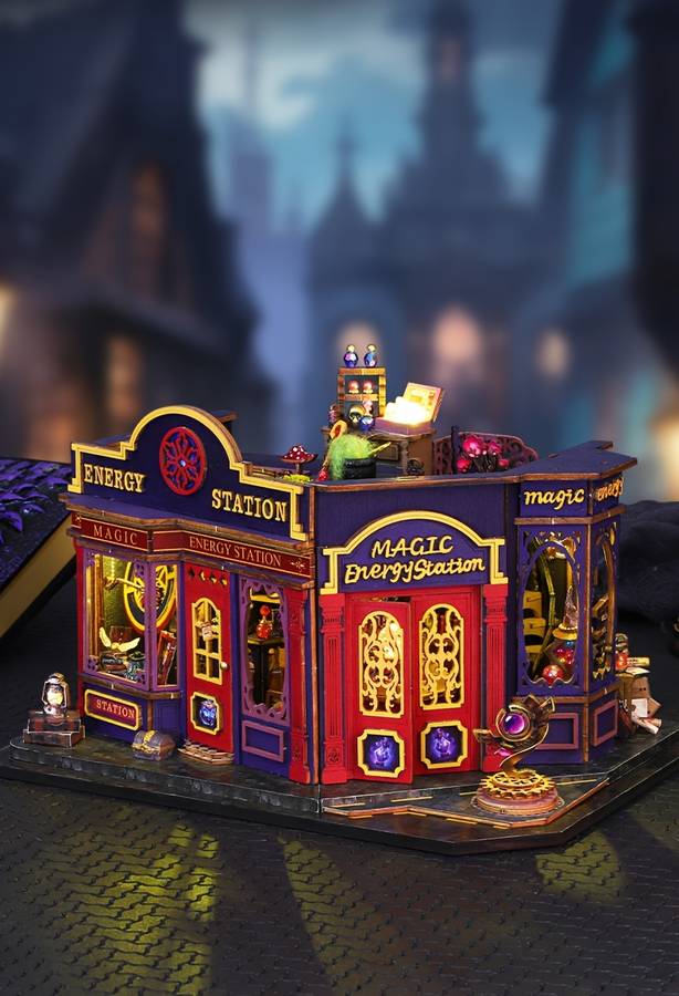 Building Toy Architectural Model Toy Set Style Magic Energy Station